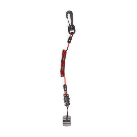 Coil E-Tether With Poly Clip & E-Catch (Non-Conductive) - 0.5kg / 1.1lb