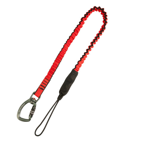 Bungee Tether Dual-Action Swivel Carabiner - 7kg / 15lb